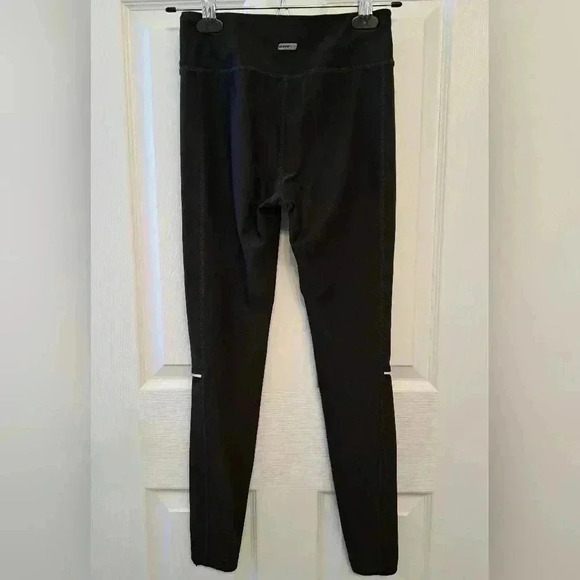 ❤️ Athletic Works  Black Leggings with Reflective Stripe Size XS - Picture 3 of 11